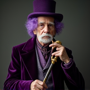 60 Year Old Purple Guy