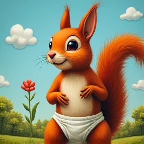 Squirrel in a Diaper Dance Remix