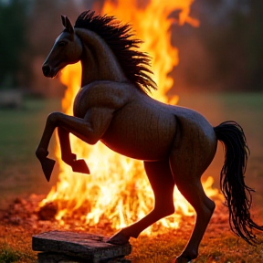 Love Horse Fire