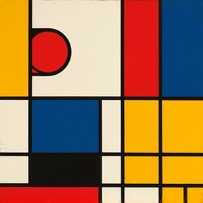 Colores de Mondrian