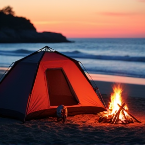 Camping-Livet ved Sønderborg Strand