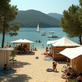 Auf dem Campingplatz in Kolberg