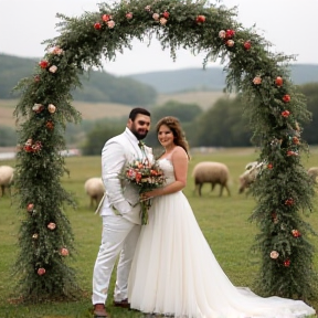 Biber und Schaf Hochzeit