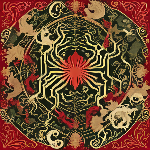 Spider and Kitsune-Like Lion