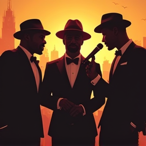 The three black men