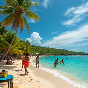 Catherine en Guadeloupe