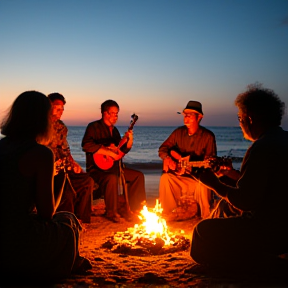 Lagerfeuer Freunde