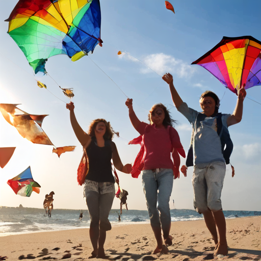 Kite Party in Huntington Beach