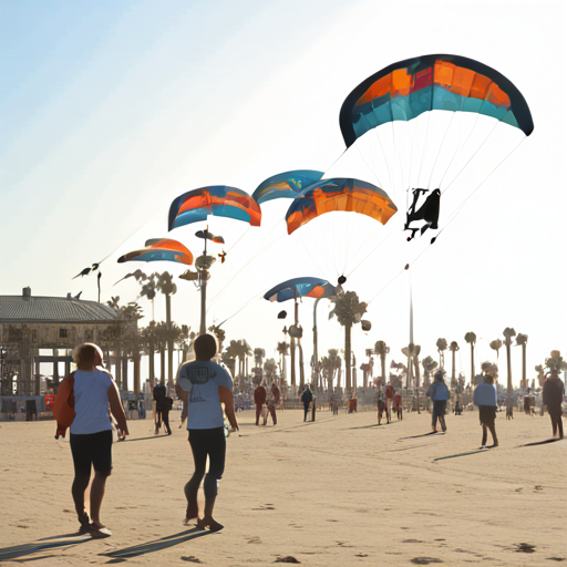 Kite Party in Huntington Beach