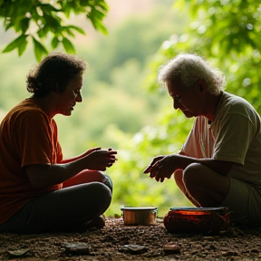 Old folk style of song 