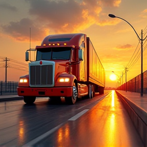 V8 Scania Sunset