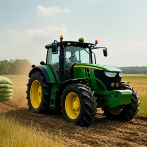 Medall mit dem John Deere