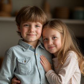 Ragazzo e ragazza madre