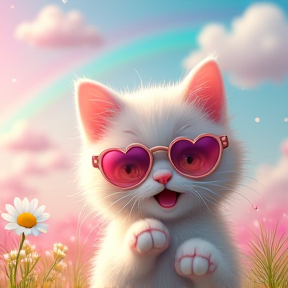 Pink cat