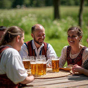 Heute ist ein Tag für Bier, Kühe und Liebe