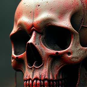 Skulls and blood