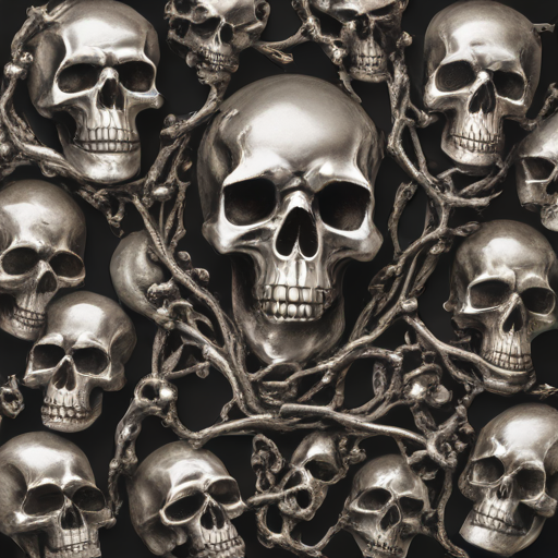 Skulls and blood