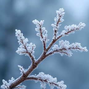 Eine Schneeflocke