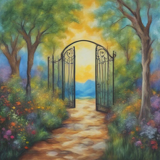 Ana. 'Ending at the Gates, a New Beginning' -Original by ImagesDesigns Images