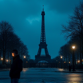 Maison de l'aube sombre