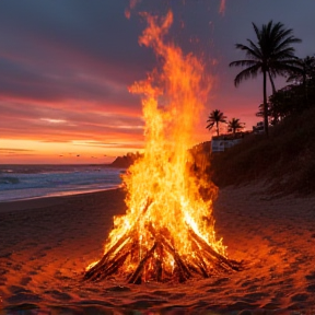 Fuego en la Playa