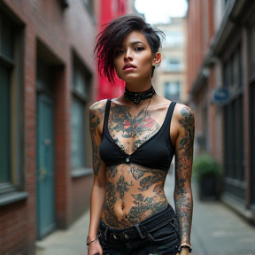 tattooed hottie