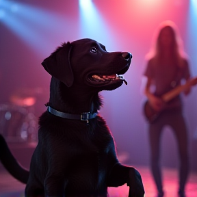 Nesko the Black Lab