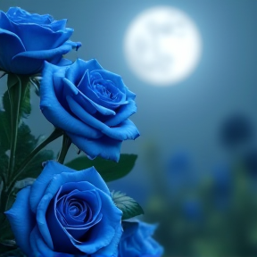 Blaue Rose