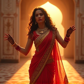 Indian dancing female item song