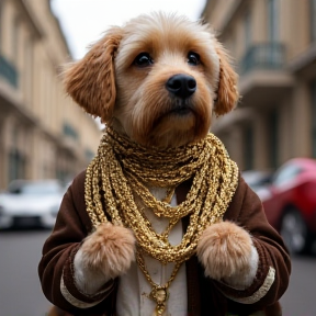 Fluffy the Rich Dog