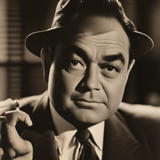 Homenaje a Edward G. Robinson. 