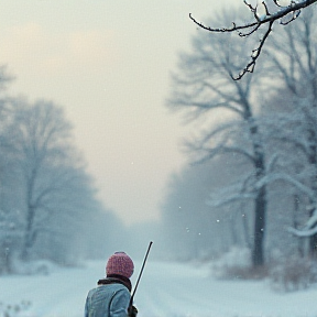 La neige rose 