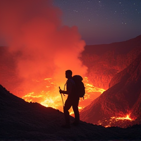 "Caminhador na Lava"