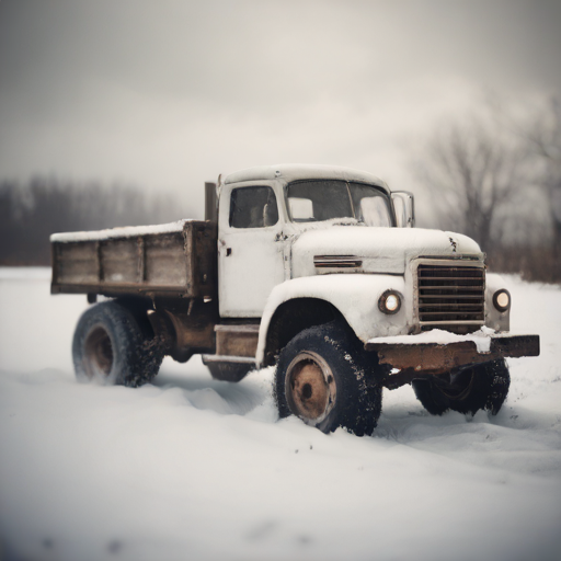 RC Truck in the Snow