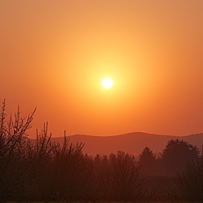 l'alba sta spuntando