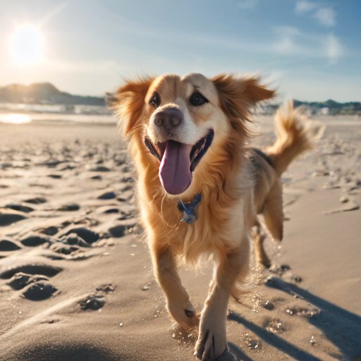 Ein süßer kleiner Hund