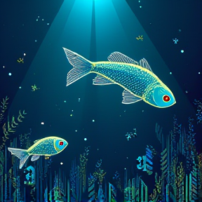 Glowing Fish