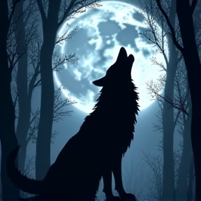 Der schwarze Wolf