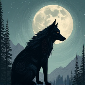 Der schwarze Wolf