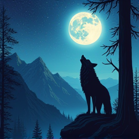 Der schwarze Wolf