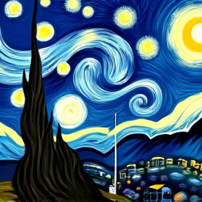 La notte stellata di von Gogh