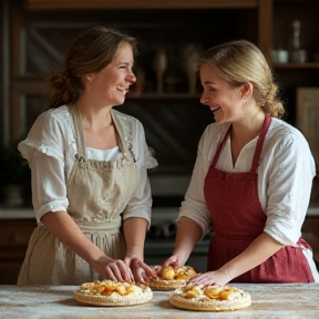 Lydia and Anna - Apple pie