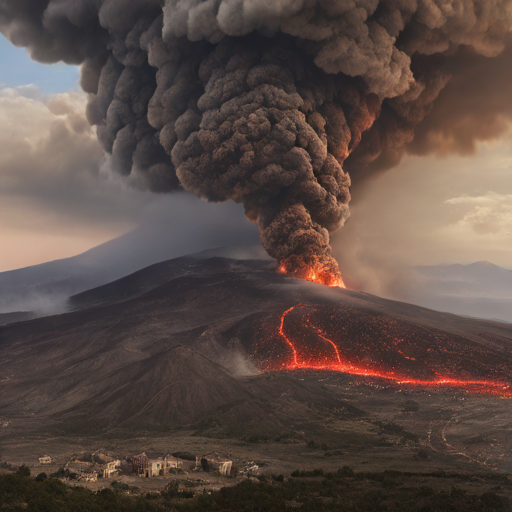 Vesuvio erutta