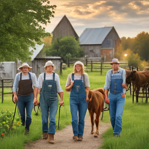 Five friendly farmers