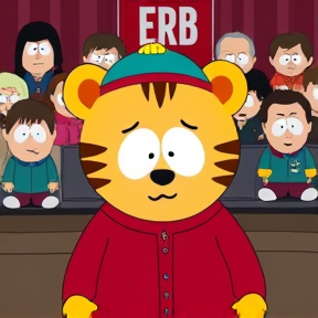 Daniel Tiger vs Eric Cartman - Epic Rap Battles of What The Hell