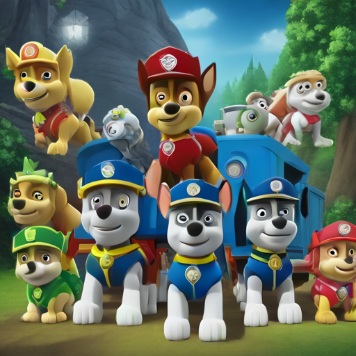 Paw Patrol Ghost Train 25