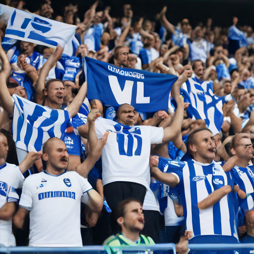 Parzelle-Eintracht VfL Bochum Fanclub Blau und weiß