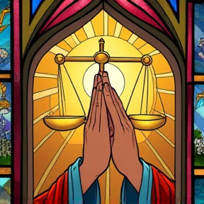 "Divine Seal: A Prayer for Justice and Blessings"