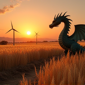 Dragon in the Fields