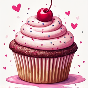 cupcake arandano